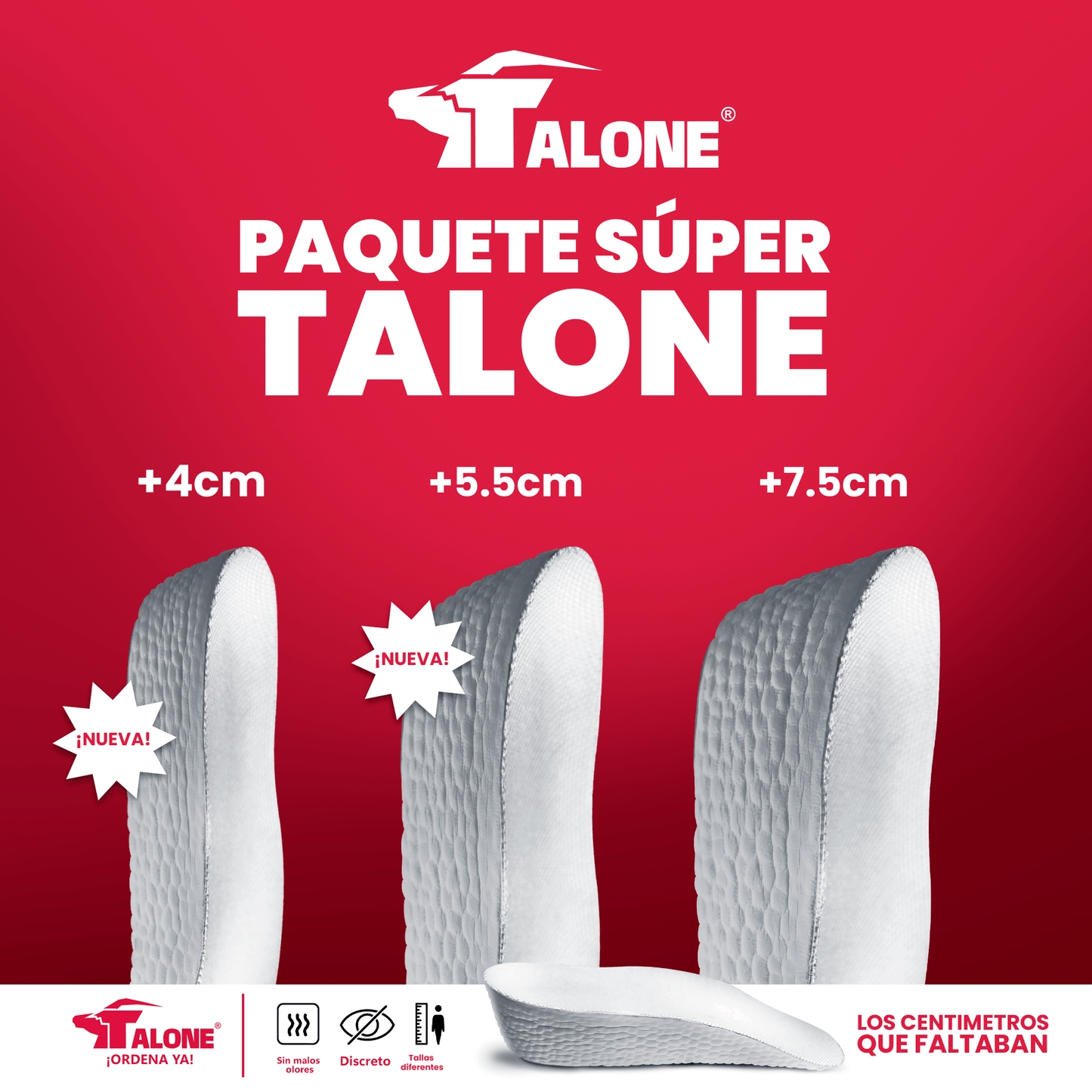 Plantillas TALONE® +Altura